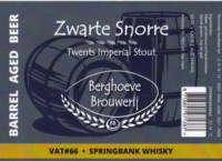 Berghoeve Brouwerij, Zwarte Snorre Twents Imperial Stout