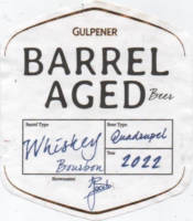 Gulpener Bierbrouwerij, Barrel Aged Beer Whiskey Bourbon Quadrupel