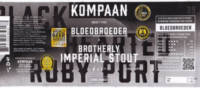 Kompaan Dutch Craft Beer Company, Bloedbroeder Brotherly Imperial Stout