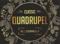 Buitenlandse bieren voor Nederlandse markt (etiket Nederlandse plaatsnaam), Het Biermeisje Classic Quadrupel
