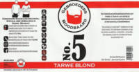 Gebroeders Roodbaard Brouwerij, No. 5 Tarwe Blond