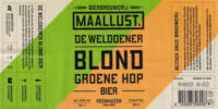 Bierbrouwerij Maallust, De Weldoener Blond Groene Hop