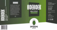 E-PIDEMI Brewing, Koekoek Milk Stout Hazelnoot