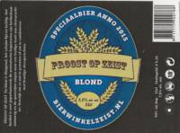 Buitenlandse bieren voor Nederlandse markt (etiket Nederlandse plaatsnaam), Proost op Zeist Blond