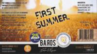 Baros Bier, First Summer Witbier Stichting Veteranen