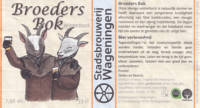 Stadsbrouwerij Wageningen, Broeders Bok Winterbock