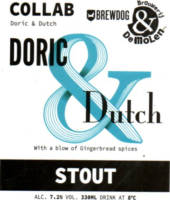Brouwerij De Molen, Collab Doric & Dutch Stout Brouwerij De Molen, Collab Doric & Dutch Stout