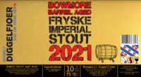 Brouwerij Diggelfjoer, Fryske Imperial Stout 2021 Bowmore Barrel Aged