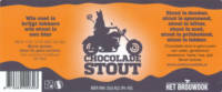 Het Brouwdok, Chocolade Stout