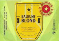 Buitenlandse bieren voor Nederlandse markt (etiket Nederlandse plaatsnaam), Balkums Blond