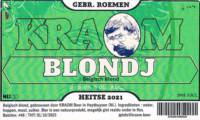 Kraom Beer, Blondj Belgisch Blond Kraom Beer, Blondj Belgisch Blond
