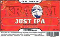 Kraom Beer, Just IPA Internatiol Pale Ale