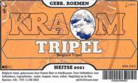 Kraom Beer, Tripel  Belgisch Tripel