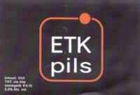 Buitenlandse bieren voor Nederlandse markt (etiket Nederlandse plaatsnaam), ETK Pils