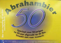 Geïmporteerd buitenlands bier - Nederlandse importeur en NL opmaak, Abrahambier 50