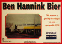 Buitenlandse bieren voor Nederlandse markt (etiket Nederlandse plaatsnaam), Ben Hannink Bier