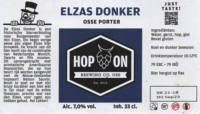 Hop On Brewing Co., Elzas Donker Osse Porter