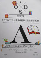 Ouwe Skilder Brouwerij, Speciaalbier Letter A Donkere Dagen - Pastry Porter