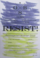 Ouwe Skilder Brouwerij, Resist! Anti-Imperial Ukrainian Stour Ouwe Skilder Brouwerij, Resist! Anti-Imperial Ukrainian Stour