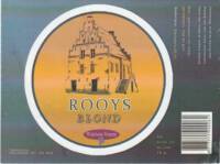 Buitenlandse bieren voor Nederlandse markt (etiket Nederlandse plaatsnaam), Rooys Blond