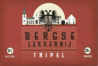 Buitenlandse bieren voor Nederlandse markt (etiket Nederlandse plaatsnaam), Bergse Lekkernij Tripel