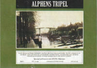 Buitenlandse bieren voor Nederlandse markt (etiket Nederlandse plaatsnaam), Alphens Tripel