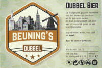 Buitenlandse bieren voor Nederlandse markt (etiket Nederlandse plaatsnaam), Beuning's Dubbel