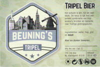 Buitenlandse bieren voor Nederlandse markt (etiket Nederlandse plaatsnaam), Beuning's Tripel
