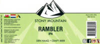 Stony Mountain Brewery, Rambler IPA