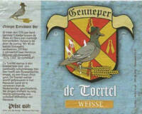 Buitenlandse bieren voor Nederlandse markt (etiket Nederlandse plaatsnaam), Genneper De Toertel Weisse