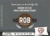 Buitenlandse bieren voor Nederlandse markt (etiket Nederlandse plaatsnaam), Rob Menswear Pilsener