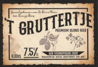 Buitenlandse bieren voor Nederlandse markt (etiket Nederlandse plaatsnaam), 't Gruttertje