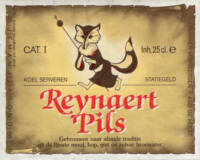 Buitenlandse bieren voor Nederlandse markt (etiket Nederlandse plaatsnaam), Reynaert Pils