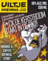 Uiltje Brewing Company, F*ck De Kerstboom Staat In De Fik