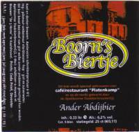 Stadsbierbrouwerij Apeldoorn, Boorn's Biertje Ander Abdijbier