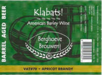 Berghoeve Brouwerij, Klabats! American Barley Wine