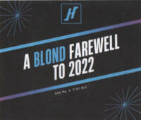 Buitenlandse bieren voor Nederlandse markt (etiket Nederlandse plaatsnaam), A Blond Farewell to 2022