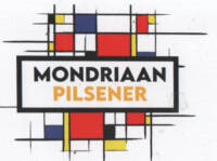 Buitenlandse bieren voor Nederlandse markt (etiket Nederlandse plaatsnaam), Mondriaan Pilsener