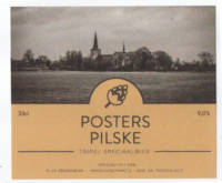 Buitenlandse bieren voor Nederlandse markt (etiket Nederlandse plaatsnaam), Posters Pilske Tripel Speciaalbier