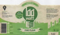 100 Watt Brewery, Fine Fleur Session IPA