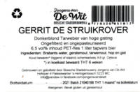 Stadsbrouwerij Jongens van De Wit, Gerrit de Struikrover Donkerblond Tarwebier