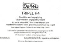 Stadsbrouwerij Jongens van De Wit, Tripel H4 Blond