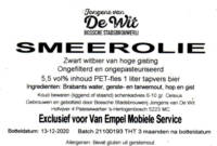 Stadsbrouwerij Jongens van De Wit, Smeerolie Zwart Witbier