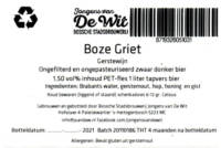 Stadsbrouwerij Jongens van De Wit, Boze Griet Gerstewijn