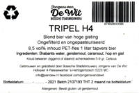 Stadsbrouwerij Jongens van De Wit, Tripel H4 Blond