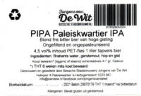 Stadsbrouwerij Jongens van De Wit, PIPA Paleiskwartier IPA