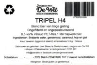 Stadsbrouwerij Jongens van De Wit, Tripel H4 Blond