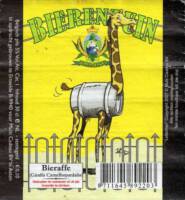 Buitenlandse bieren voor Nederlandse markt (etiket Nederlandse plaatsnaam), Bierentuin Bieraffe