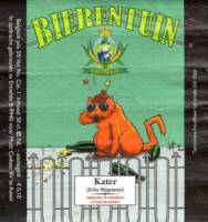 Buitenlandse bieren voor Nederlandse markt (etiket Nederlandse plaatsnaam), Bierentuin Kater