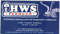 Stadsbierbrouwerij Apeldoorn, HWS Verhuur